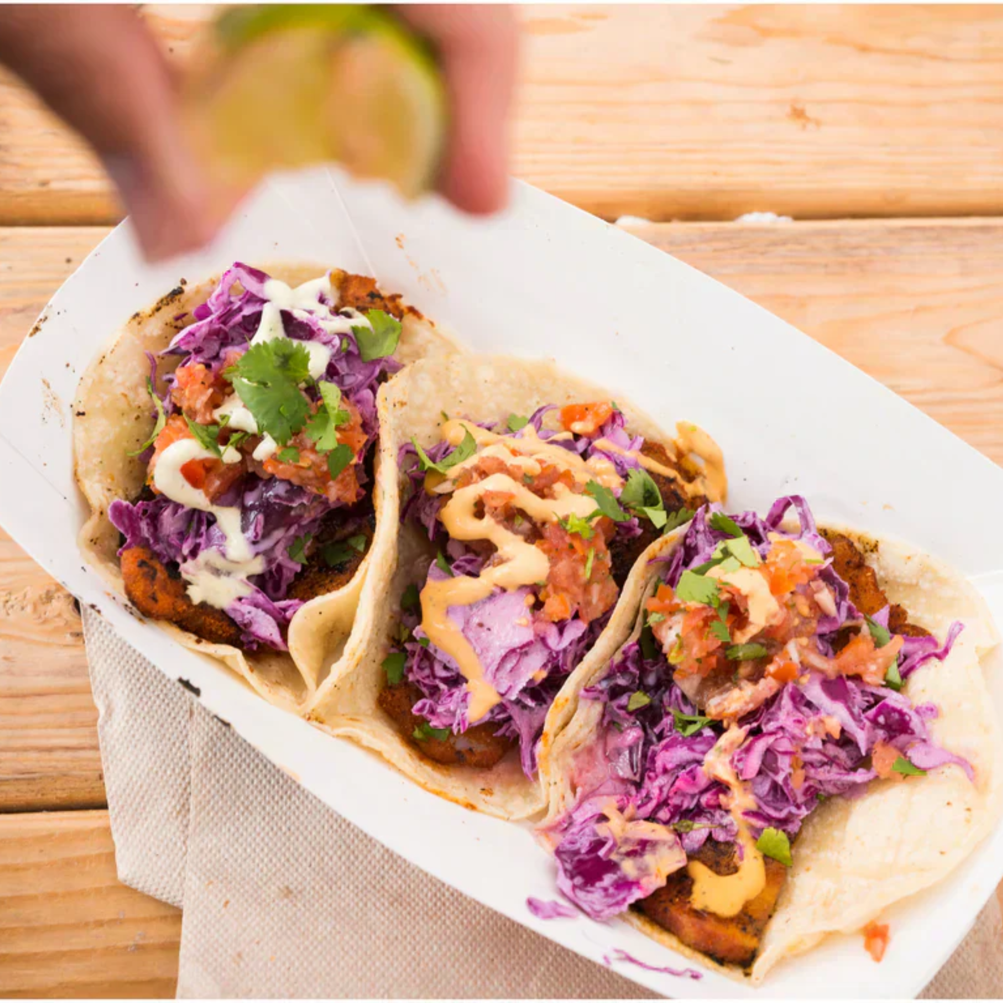 Korean Pulled Porkless Tacos