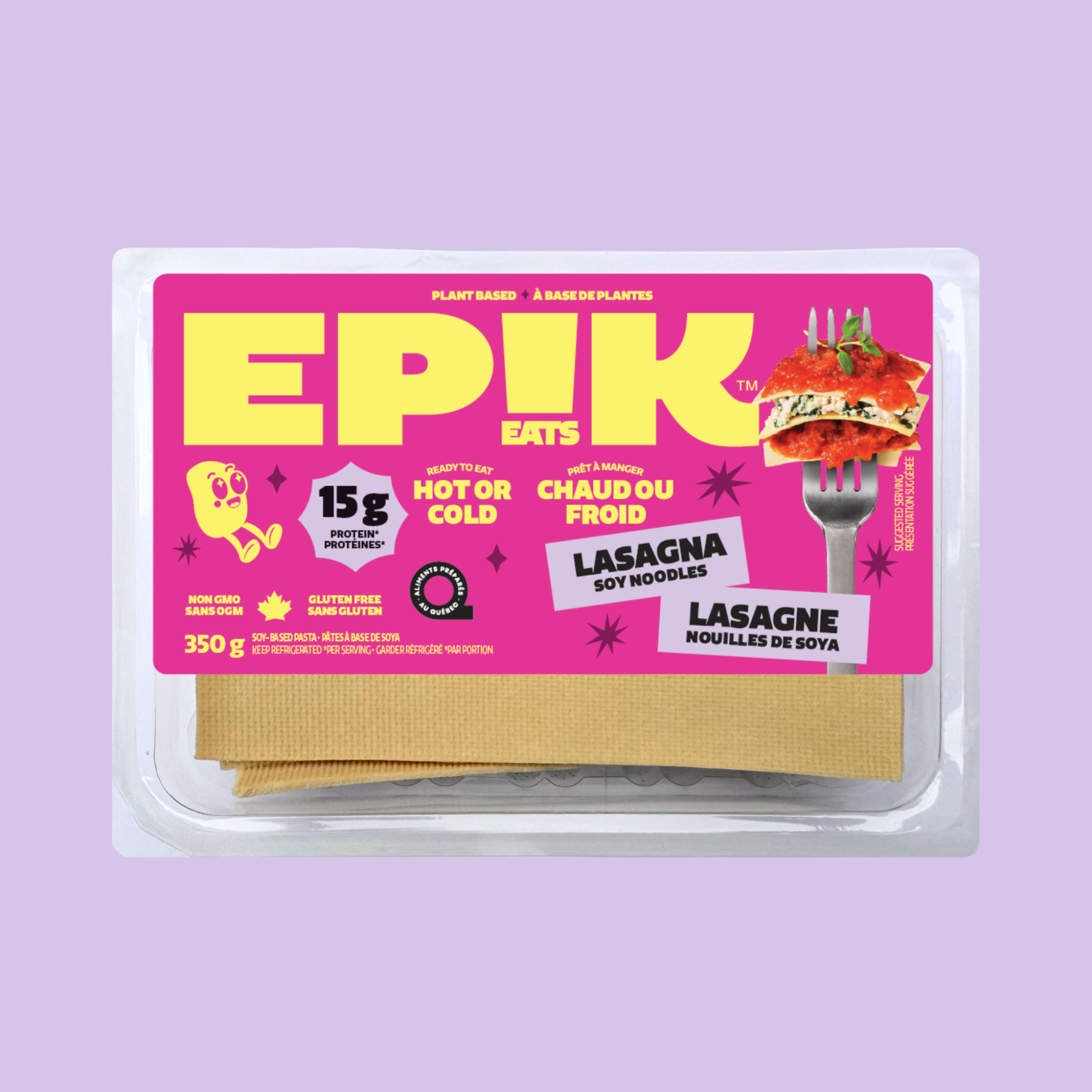 Lasagnes aux Nouilles de Soya