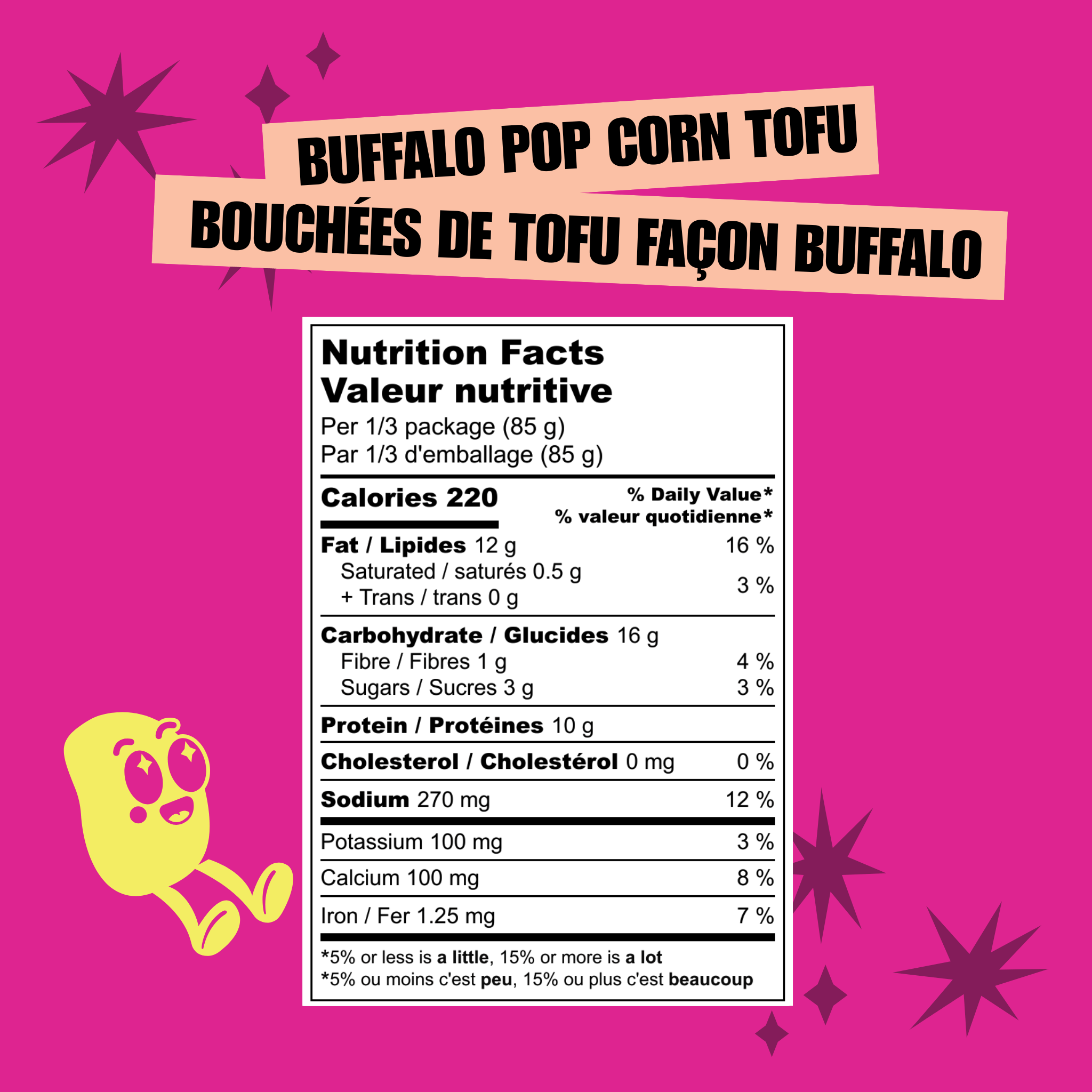 Buffalo Popcorn Tofu - EPIK eats