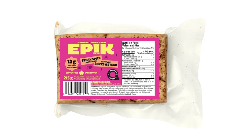 Tofu fumé épices à steak